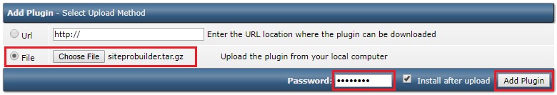 Install Site.pro plugin on DirectAdmin