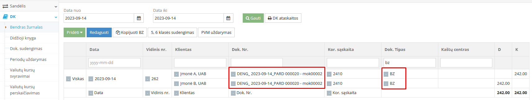 Sudengimo anuliavimo proceso pavyzdys